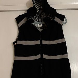 Womans Sweater Vest by Angel Apparel Hooded, Reversible L